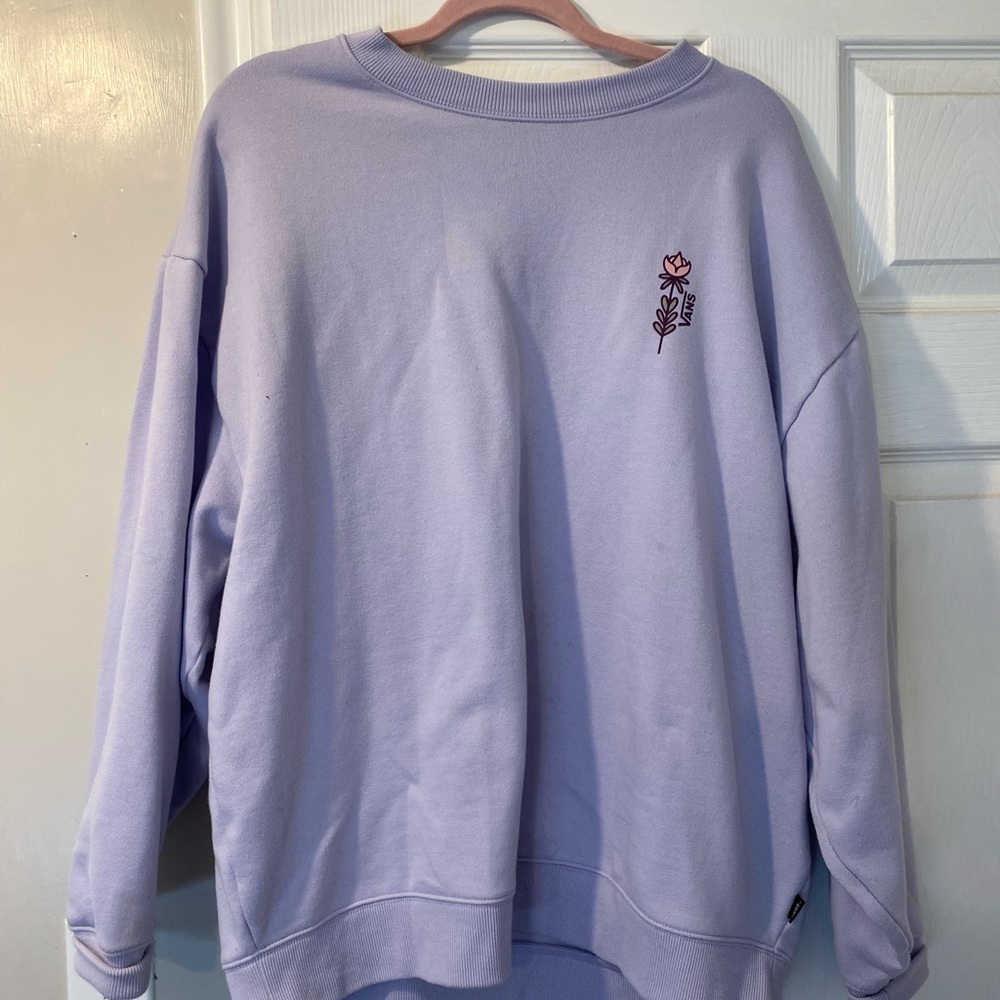 VANS Lavender Crewneck Sweater